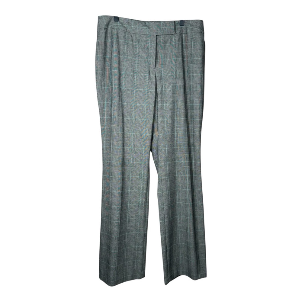 New Style & Co Julie Plaid Straight Leg Pants Size 12